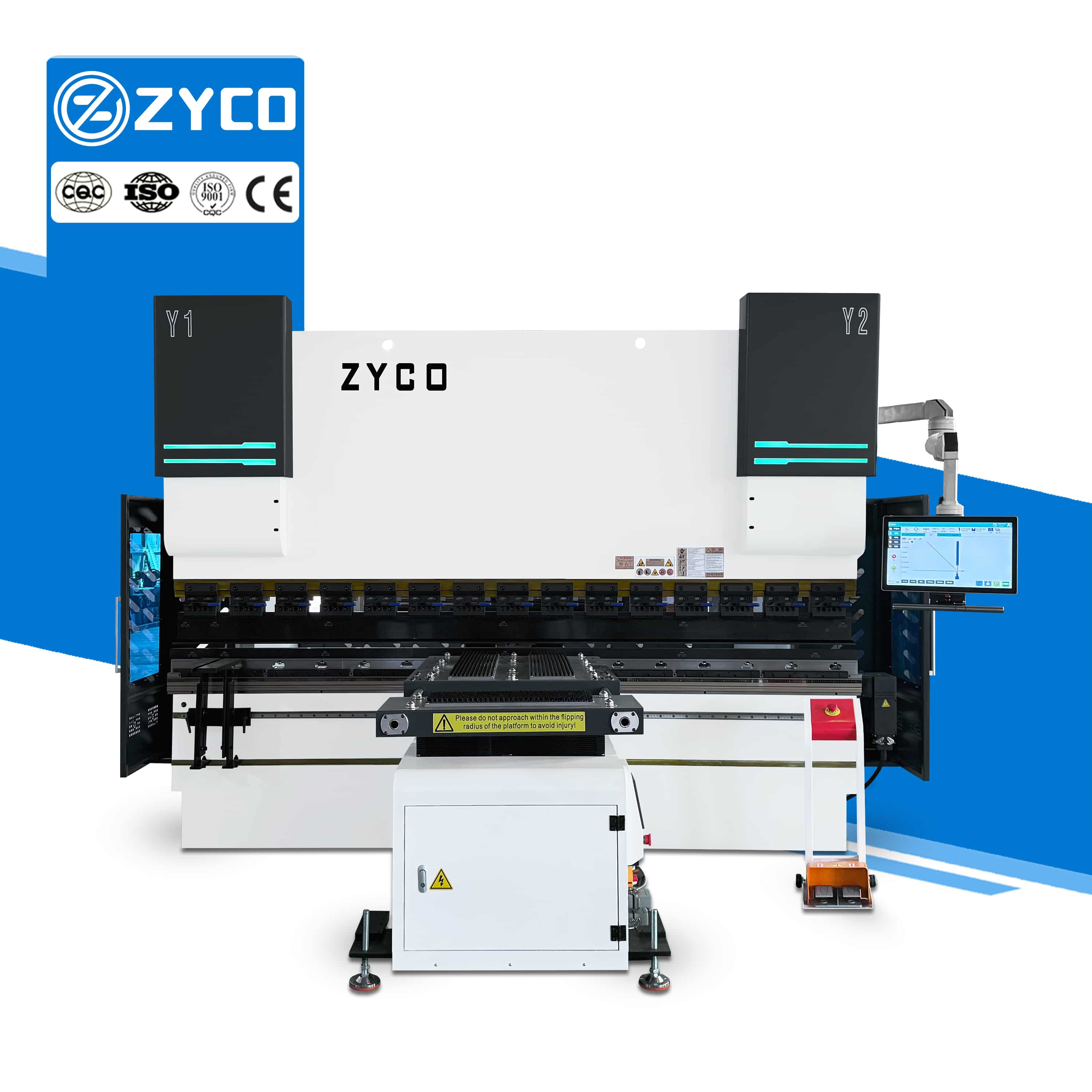 Высококачественный электрогидравлический гибочный станок ZYCO ET18, высокоточный 8+1-осевой листогибочный пресс для металла, в продаже.
